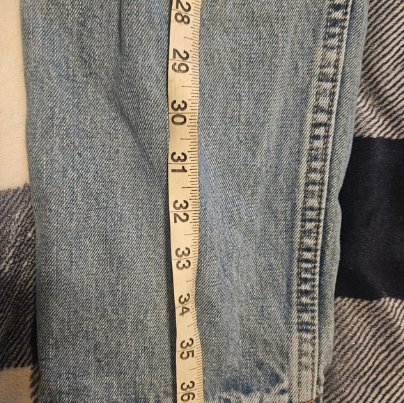 Old Navy Womens Blue Denim Straight Leg Jeans Size 12 Short - Picture 8 of 10